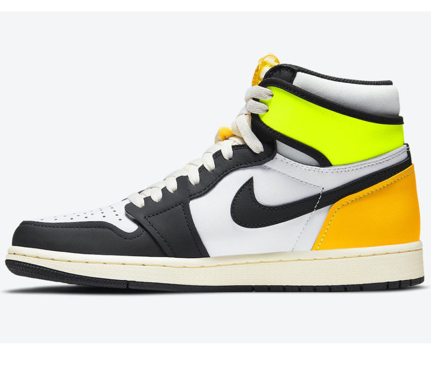 Кроссовки Air Jordan 1 Volt Gold | 555088-118
