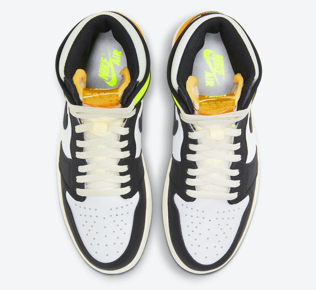 Кроссовки Air Jordan 1 Volt Gold | 555088-118