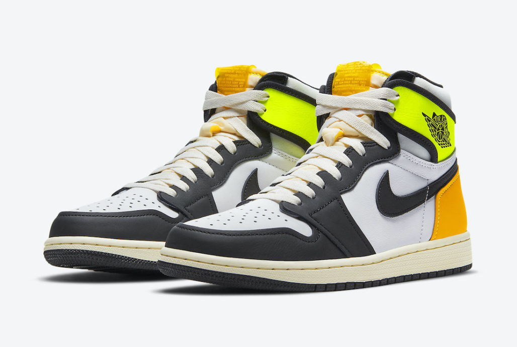 Кроссовки Air Jordan 1 Volt Gold | 555088-118