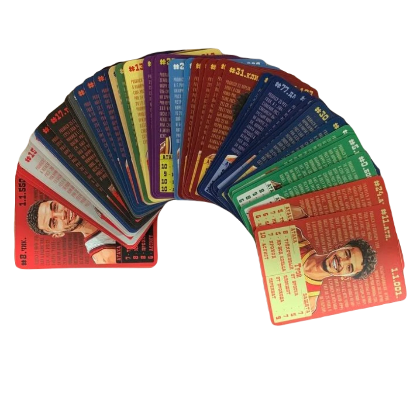 Настольная игра "Баскеттория" набор 50 карт | Баскеттория50