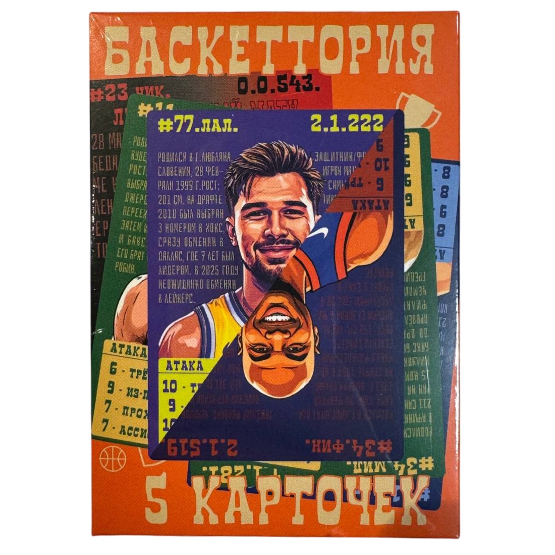 Настольная игра "Баскеттория" набор 5 карт | Баскеттория5