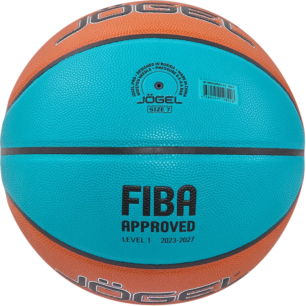Купить Баскетбольный мяч Jogel Fiba JB-1000 Ecoball 2.0,№7 | ЦБ-00002256 в Москве или заказать доставку на Slamdunk.su